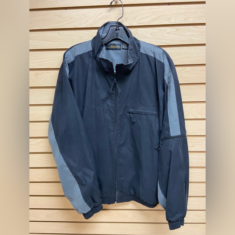 ON LINE MEN CASUAL SPRING FALL WINDBREAKER JACKET SIZE LARGE